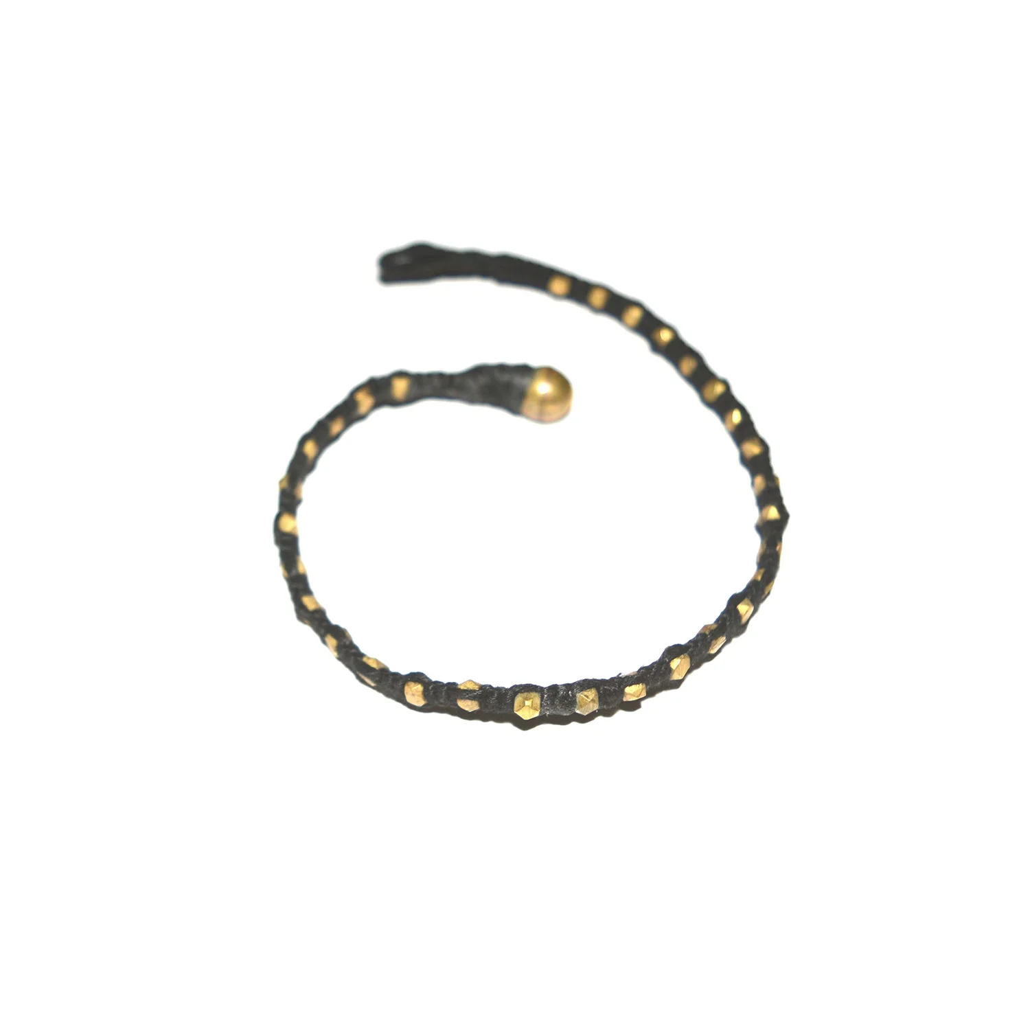 Hand made Dhokra tiny beads payal