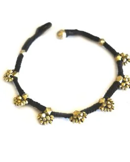 Hand made Dhokra Bunch Jhumka payal