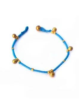 Hand made Dhokra Bunch Jhumka payal