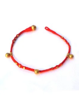 Hand made Dhokra Bunch Jhumka payal