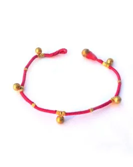 Hand made Dhokra Bunch Jhumka payal