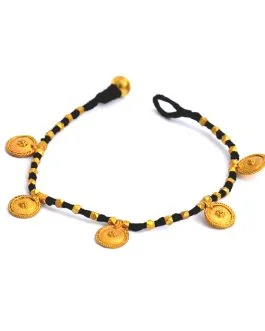 Hand made Dhokra Bunch Jhumka payal