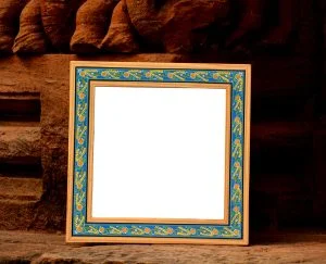 Pattachitra square frame