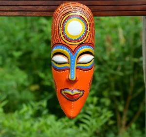 Orange Terracotta Wall Masks
