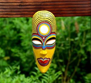 Yellow Terracotta Wall Mask