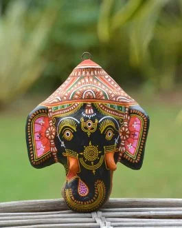 Black Ganesha Paper mache