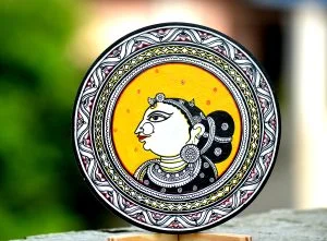 Yellow Sakhi Wallplate