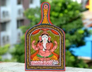 Sitting Ganesha Wallplate