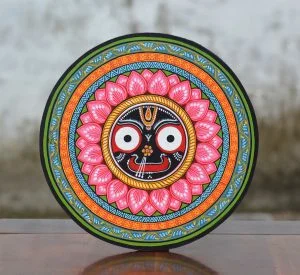 Jai Jagannath lotus wall plate