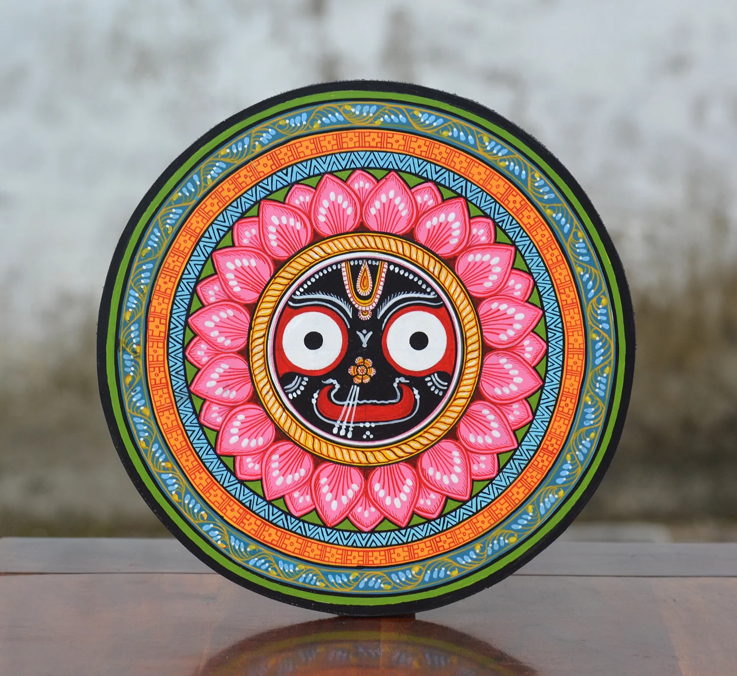 Jai Jagannath lotus wall plate