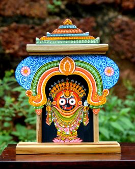 Jai Jagannath temple motif showpiece
