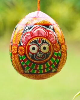 Jai Jagannath on coconut shell showpiece