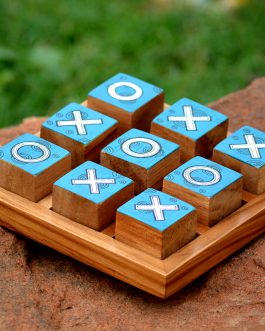 Hand painted tic tac toe